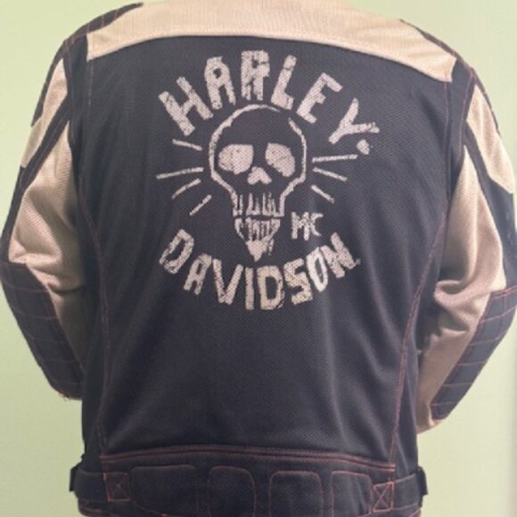 Harley Davidson TOWN Skull Mesh Jacket 2XL 97064-15VM - Picture 2 of 3